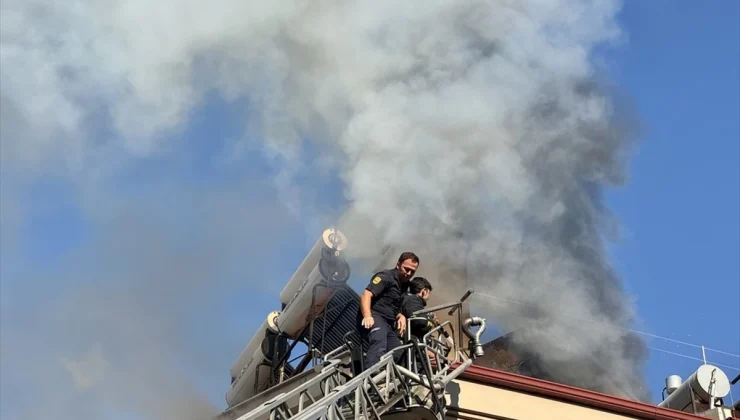 Fethiye’de çıkan yangın söndürüldü, kiracı aranıyor