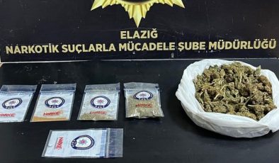 Elazığ’da uyuşturucu operasyonu: 7 gözaltı