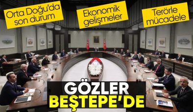 Cumhurbaşkanlığı Kabinesi kritik başlıkları görüşmek üzere toplandı