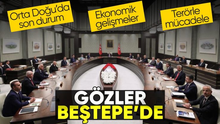 Cumhurbaşkanlığı Kabinesi kritik başlıkları görüşmek üzere toplandı