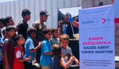 KADEM’den Gazze’ye büyük destek: 1 milyondan fazla sıcak yemek dağıtılacak