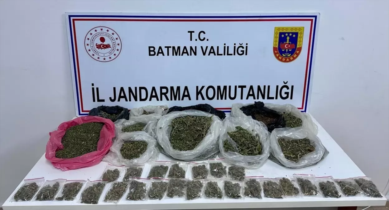 Batman’da Uyuşturucu Operasyonu: 6.3 kg Esrar Ele Geçirildi