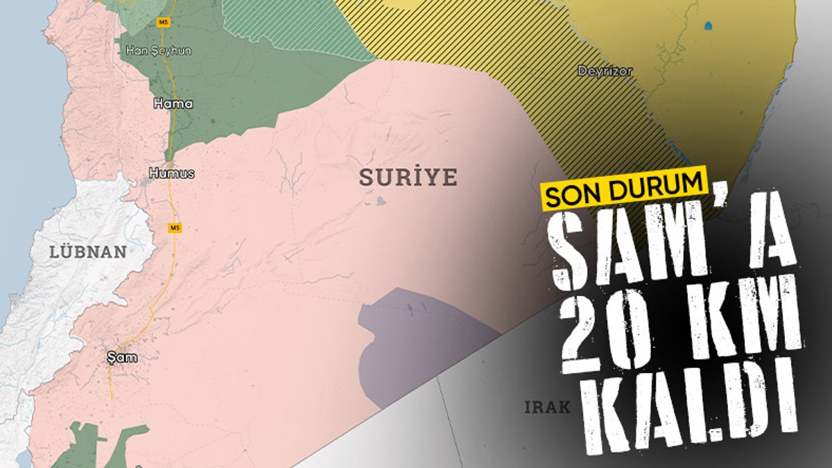 Suriye’de muhalifler ilerliyor: Şam’a 20 kilometre kaldı